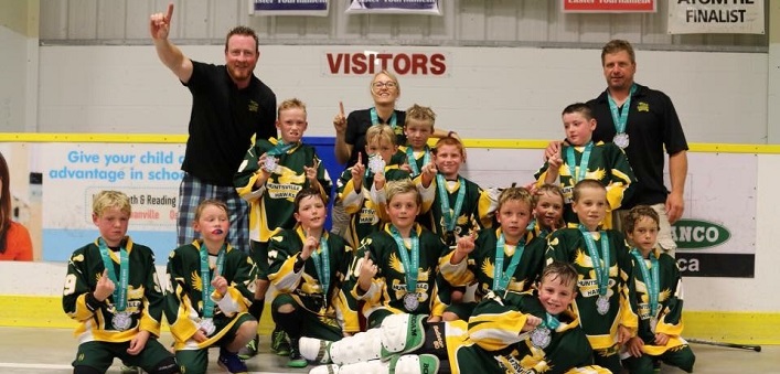 The Preston Heating Tyke 1 Hawks took gold at the Dan Greer Tournament in Clarington (supplied photo)