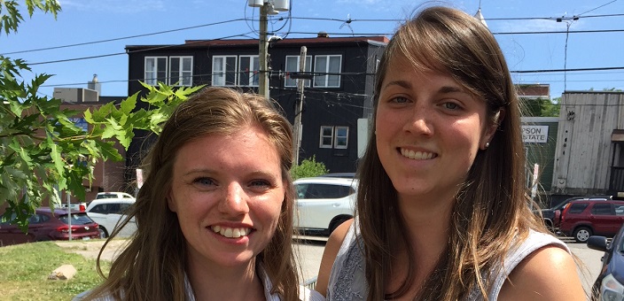 Lizzie Robinson (left) and Morgan Richter are the new Downtown Huntsville BIA coordinators (supplied photo)