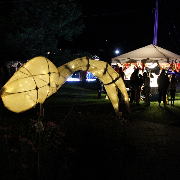 The Beneath the Surface puppet lanterns were intended to draw attention to the importance of the sacred lands we live on