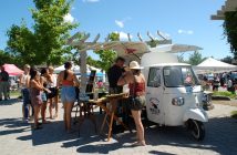 The Mobile Cafe served up some wheelie good coffee and iced beverages (Photo: Dawn Huddlestone)