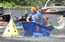 Smith Rogers Financial stays in the lead through the slalom course (Photo: Cheyenne Wood)