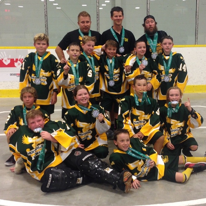 The Moller Insurance Novice 1 Hawks won gold at the Dan Greer Tournament in Clarington