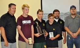 Bantam award recipients