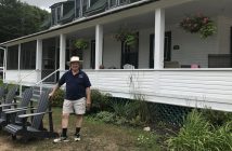 David Scott at Clyffe House. He is the fourth generation of his family to own and operate the resort.