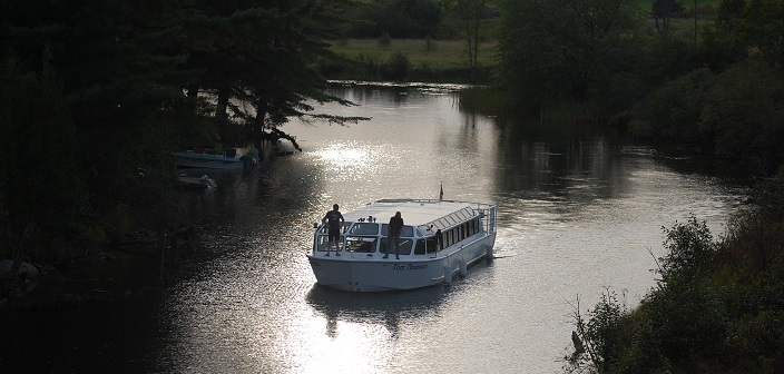 The Tom Thomson follows the route steamships once took through the canal