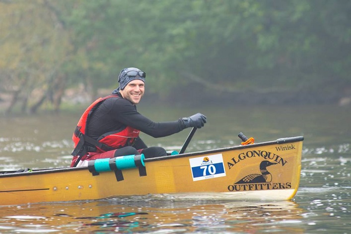 Team Paddlin' YakaChap was one of two competing in the Voyageur category (Photo: Randy Mitson)