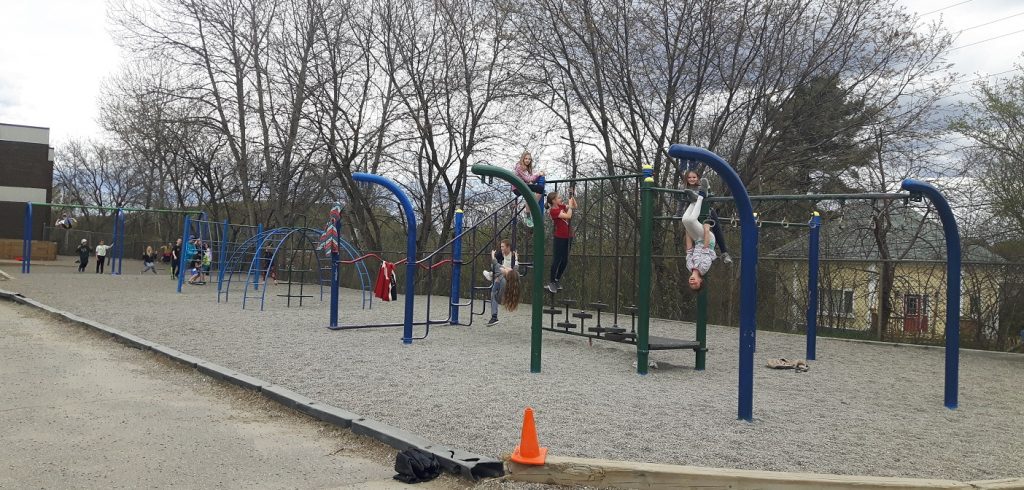 The old HPS playground wasn't suitable for students in wheelchairs or with reduced mobility (Photo: Amy Dore)