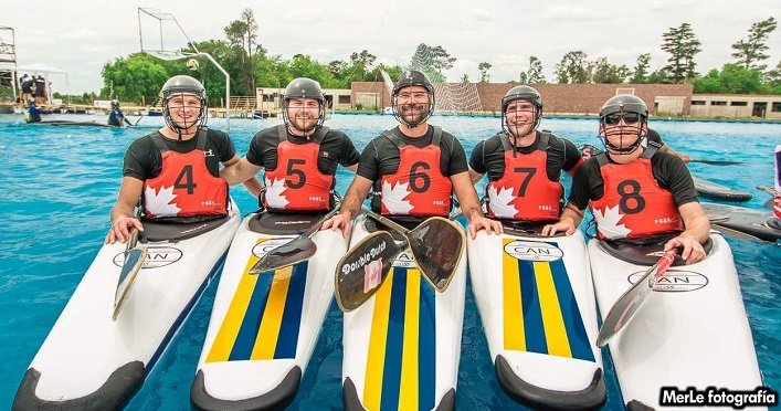 Jeff Osler (second from left) with other Team Canada members in Argentina (Photo: Mercedes Lopez Echenique, MerLe fotografia)