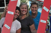 (From left) Tia Pearse, Helena Renwick, Julia Bertlesen