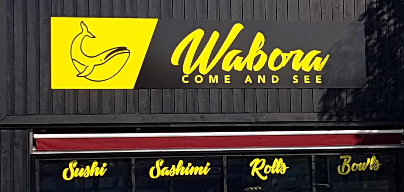 The sign on the new Wabora Come and See restaurant will be changed soon due to a trademark issue