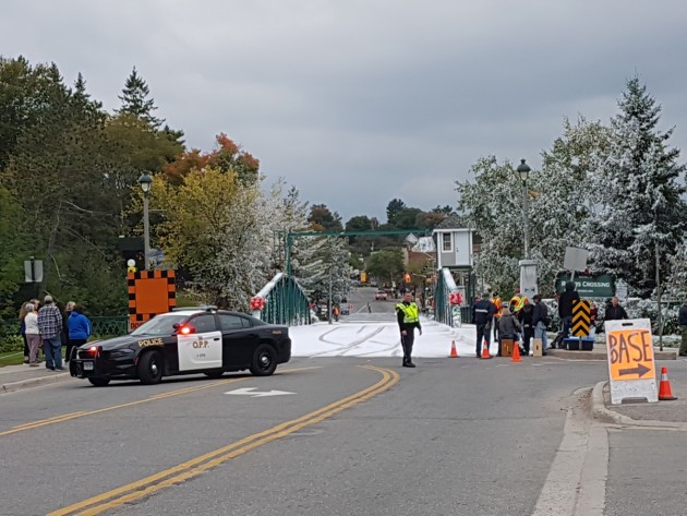 What does the town gain from disruptions as a result of the movie shoot?