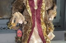 A Father Christmas doll by Brooke Knight