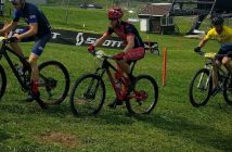 Adam Galt (in red) at the Ontario Cup Provincial Championships (Photo: Deanna Galt)