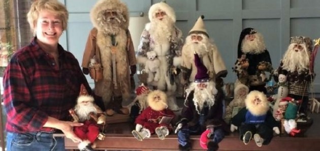 Local artist thrilled her handcrafted dolls will appear in Christmas movie