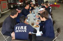 Following the First Responders Run, participants enjoyed a 'crew breakfast' (Photo: The SportLab)