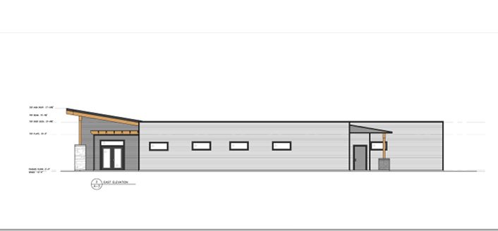 Rendering of elevation of one of two buildings proposed at 450 Muskoka Road 3 North