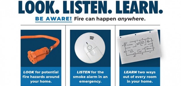 Look, listen, learn: a message for Fire Prevention Week