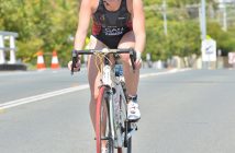 Raylan Jamison on the sprint triathlon bike course at the ITU World Championship Grand Final Gold Coast 2018 (supplied photo)