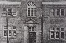 Huntsville's Town Hall during construction in 1926