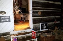 The captain's quarters of HPL's pirate ship