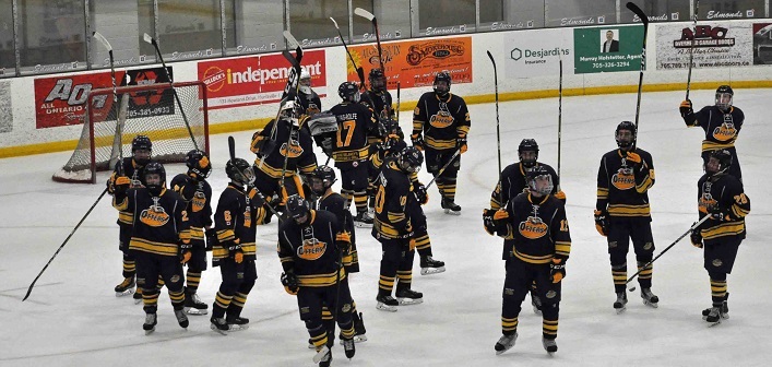 The Junior C Otters won at home on November 18