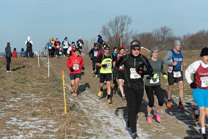 Ray Love (second from right) on course (Photo Peter Stokes)