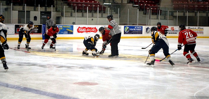 Puck drop at the 2018 Winston Watson Memorial Tournament