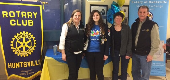 YEX recruiting at HHS parent teacher night