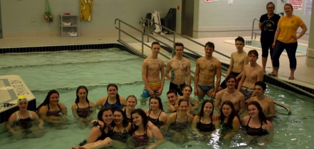 HHS swim team qualifies 10 swimmers for provincial championships