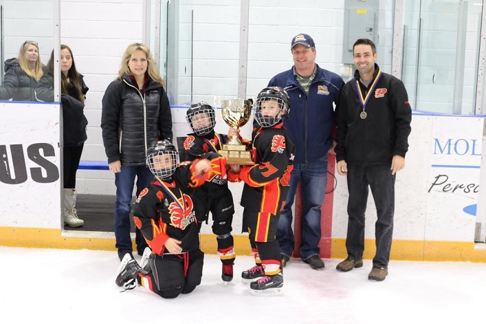 The Duke Knox Novice Rep Classic Champs, the Penetang Flames