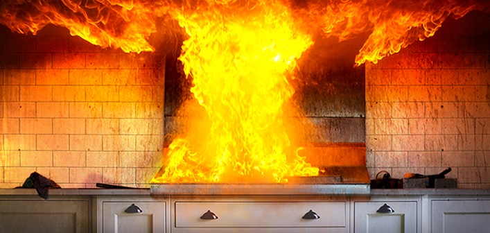 Kitchen fire