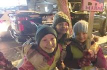 Members of The Green Team at the 2018 Santa Claus Parade