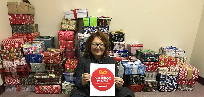 The Muskoka Shoebox Project began delivering shoeboxes to local agencies last week, including Muskoka Parry Sound Sexual Assault Service (Photo: Muskoka Shoebox Project / Facebook)