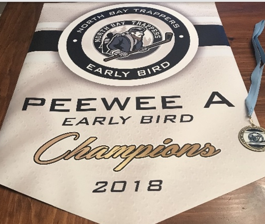 The Huntsville Peewee Rep Otters are 2018 Early Bird Champions
