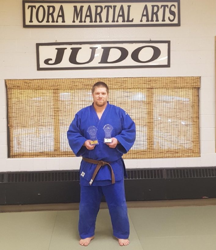 Jeff Allen won two gold medals at the Judo Ontario Ne-Waza Shiai tournament in early December 2018