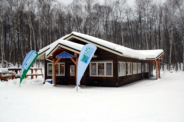 The picnic pavilion will be well-used year round