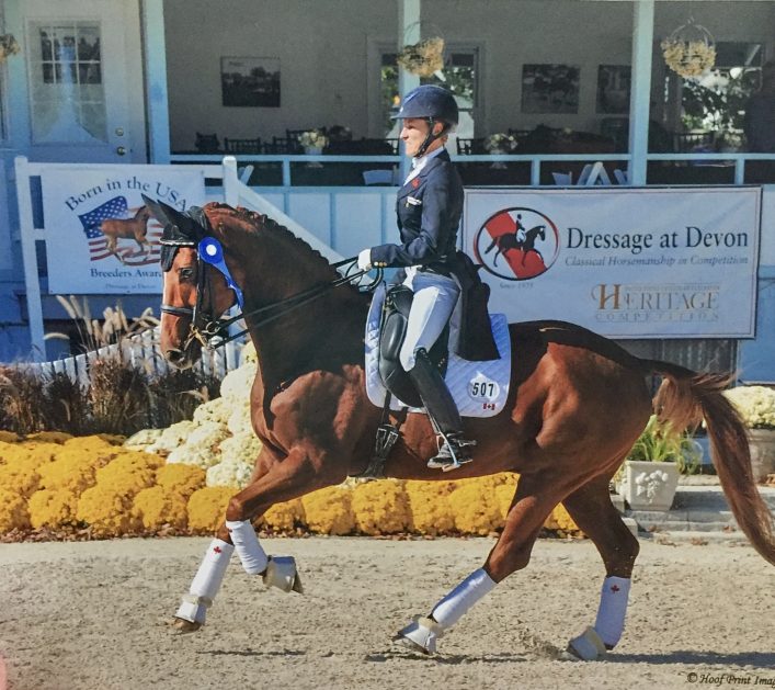 Lori Bell at the Dressage at Devon