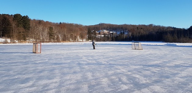 Cann Lake skating rink is open for the season