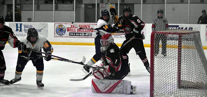 The Major Midget Otters take on the South Muskoka Bears in round one of the playdowns
