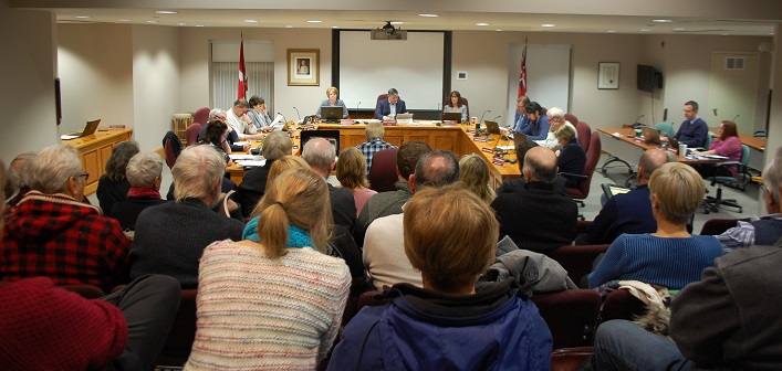 There was a full house at a special council meeting on Jan. 16, 2019 regarding Huntsville’s draft Official Plan