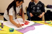 Quinn Antonides (left) and Isaac Spence from Muskoka Christian School