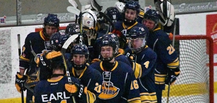 The Otters celebrate