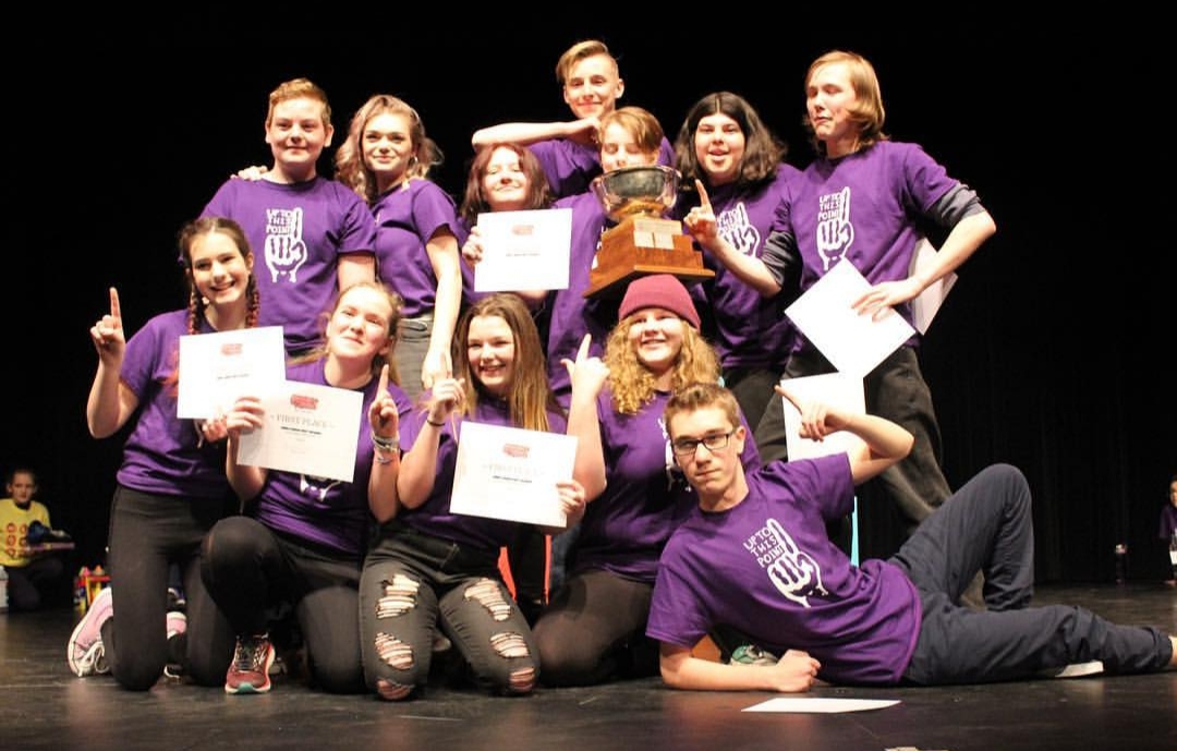 HHS Up To This Point took the junior title at the Canadian Improv Games Sudbury Regionals (@cigsudbury/Instagram)