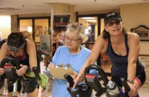 TriMuskoka Winter Indoor Triathlon Classic bike (Photo: Don McCormick)