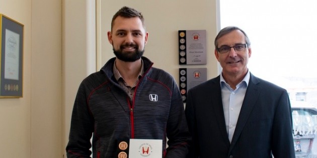 Local father-son duo awarded for sales excellence