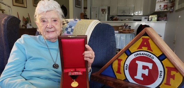 Posthumous awards honour the service of firefighter John Gibson