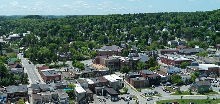 Town of Huntsville aerial cropped
