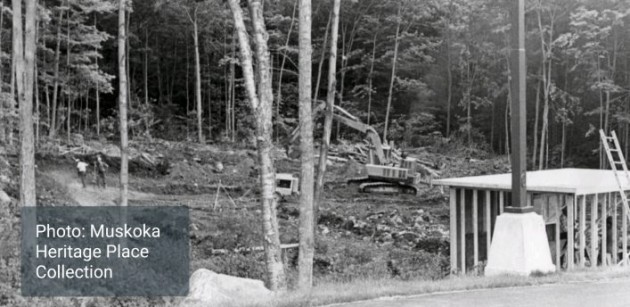 It’s Wayback Wednesday: Construction in the woods