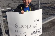 A sweet departure message (supplied)