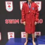 Aidan Spiers won silver at the Ontario Youth-Junior Championships (supplied)